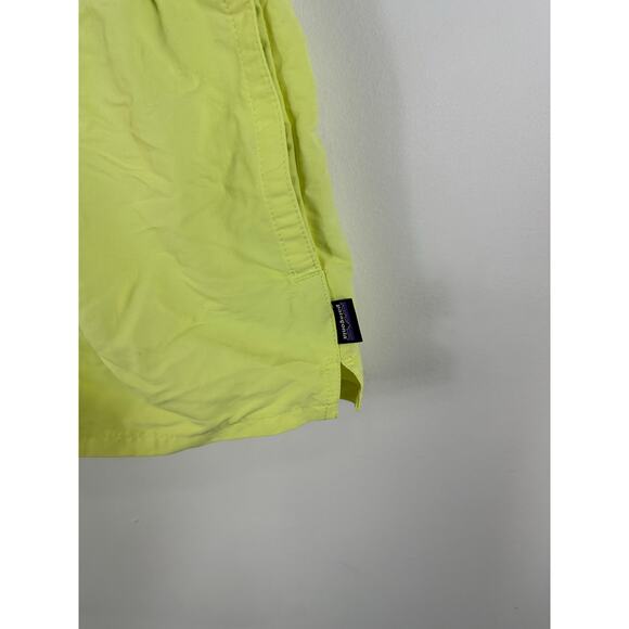 Patagonia Barely Baggies Shorts Yellow Womens Medium Hiking Outdoors Nylon - Picture 9 of 11